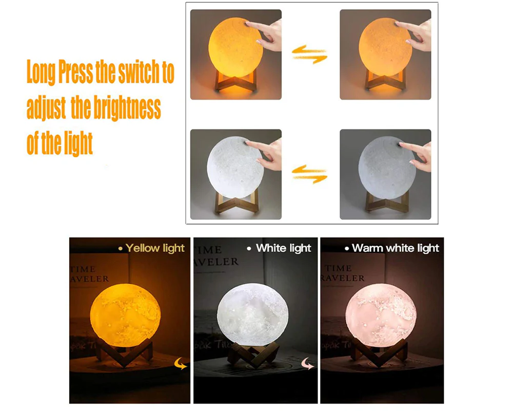 Moon Light Night Light Lamp - Image 4