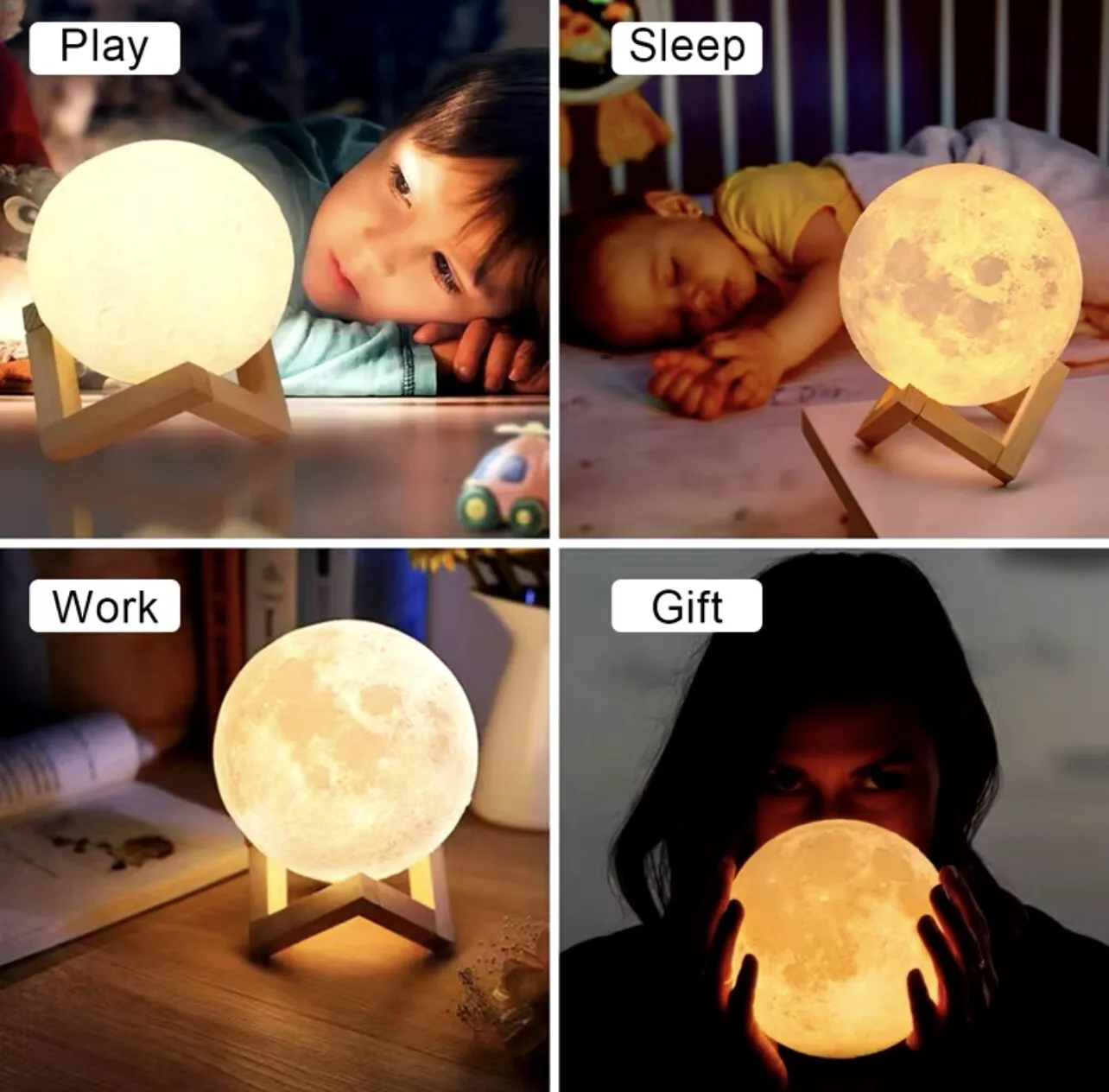 Moon Night Lamp 18cm - Image 2