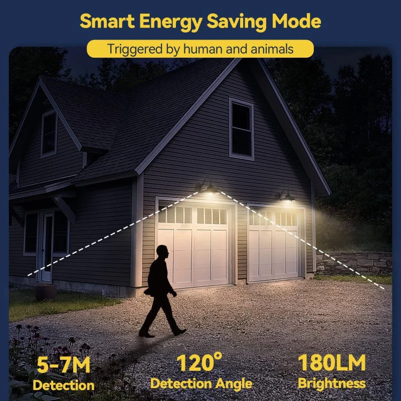 Motion Sensor Solar Wall Light for Outdoor Safety - Image 6