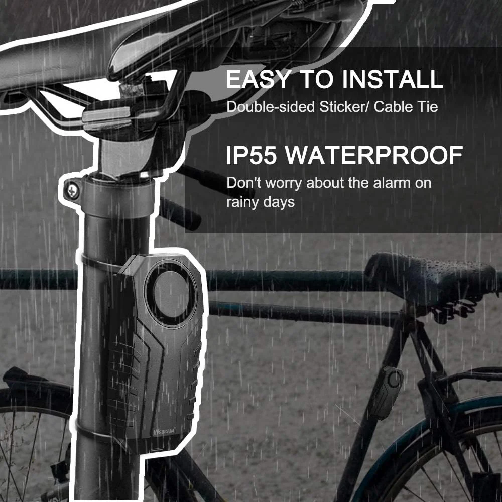 Motorcycle Bike Security Alarm Wireless - Waterproof - Image 5