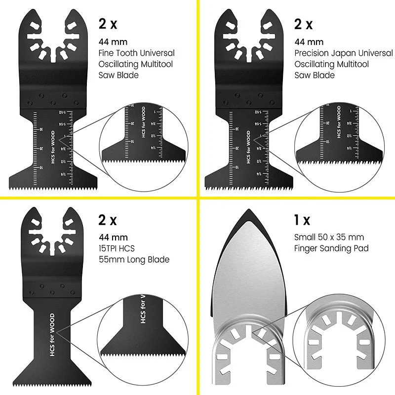 Multi Tool Oscillating Saw Blades 68PCS - Image 10