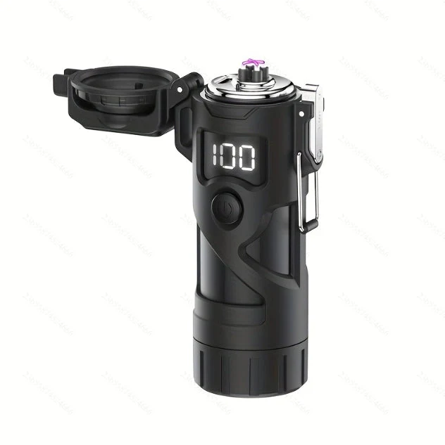 Multifunctional Led Electric Arc Lighter With Digital Screen and Led Light - Image 3