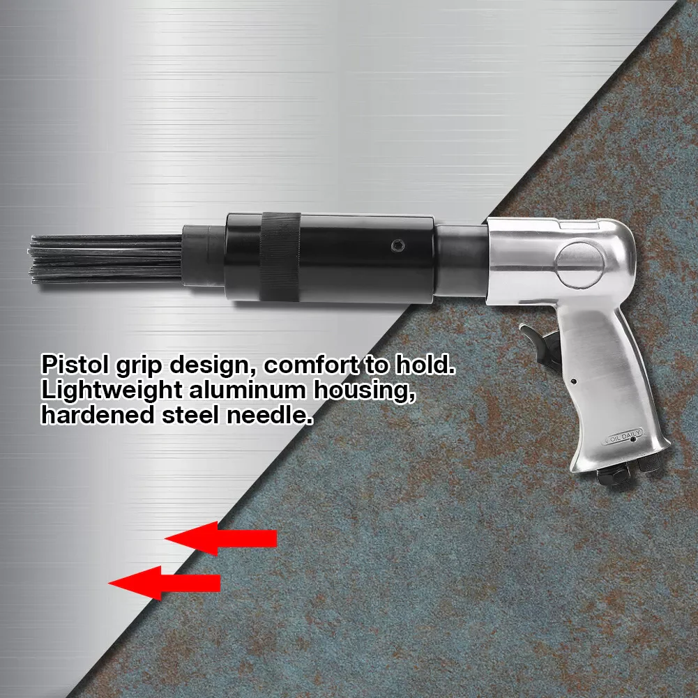 Needle Scaler Pneumatic Air Gun Pistol Air Tool Rust Remover - Image 9