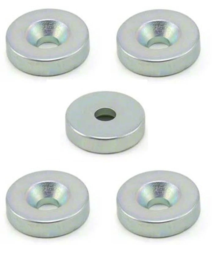 Neodymium Magnets 20mmx 5mm Hole 6mm 5PCS - Image 4