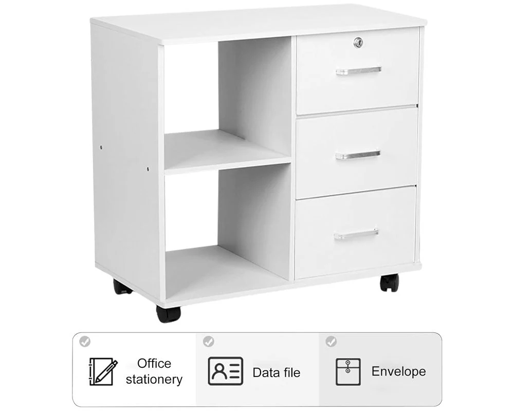 Office file Cabinet with Wheels File Organiser - Image 5