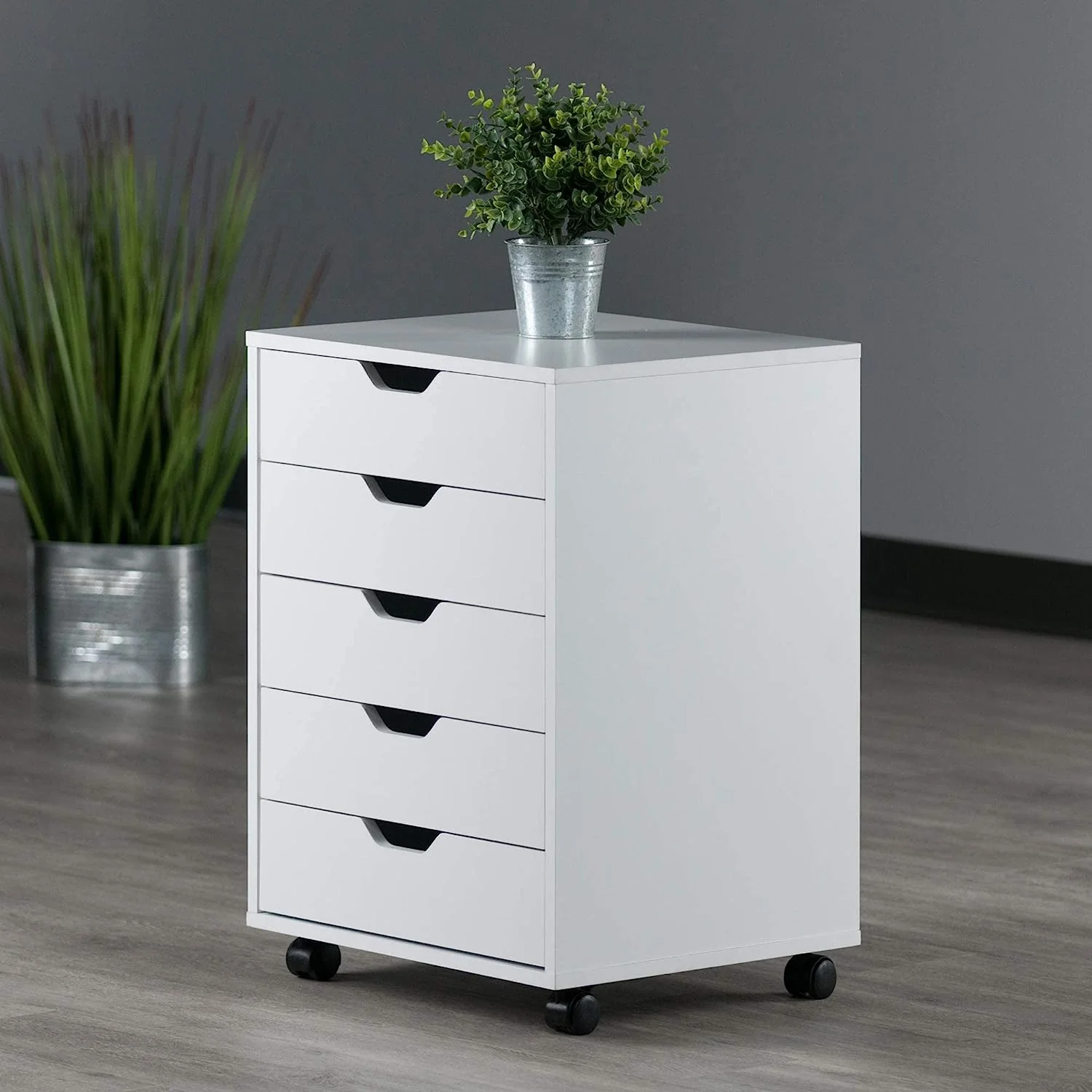 Office Filing Cabinet with Wheels File Organiser - Image 2