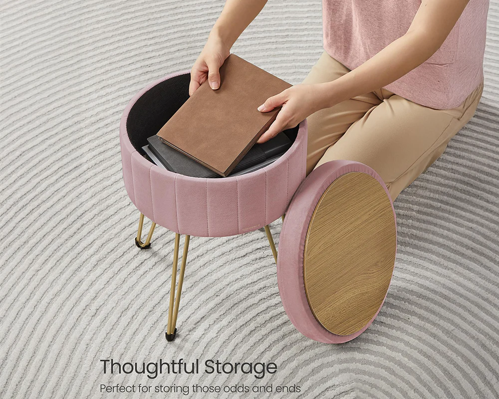 Ottoman Storage Foot Stool - Image 7