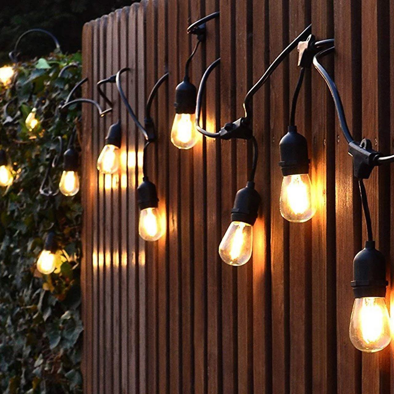 Outdoor Festoon Light String Lights 15M 15 LED Bulbs - Image 10