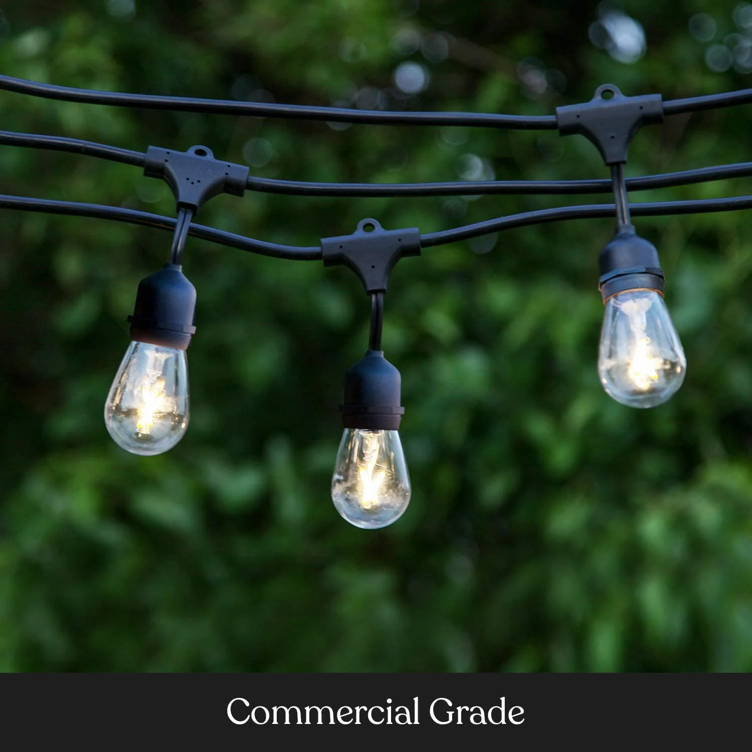 Outdoor Festoon Light String Lights 15M 15 LED Bulbs - Image 11