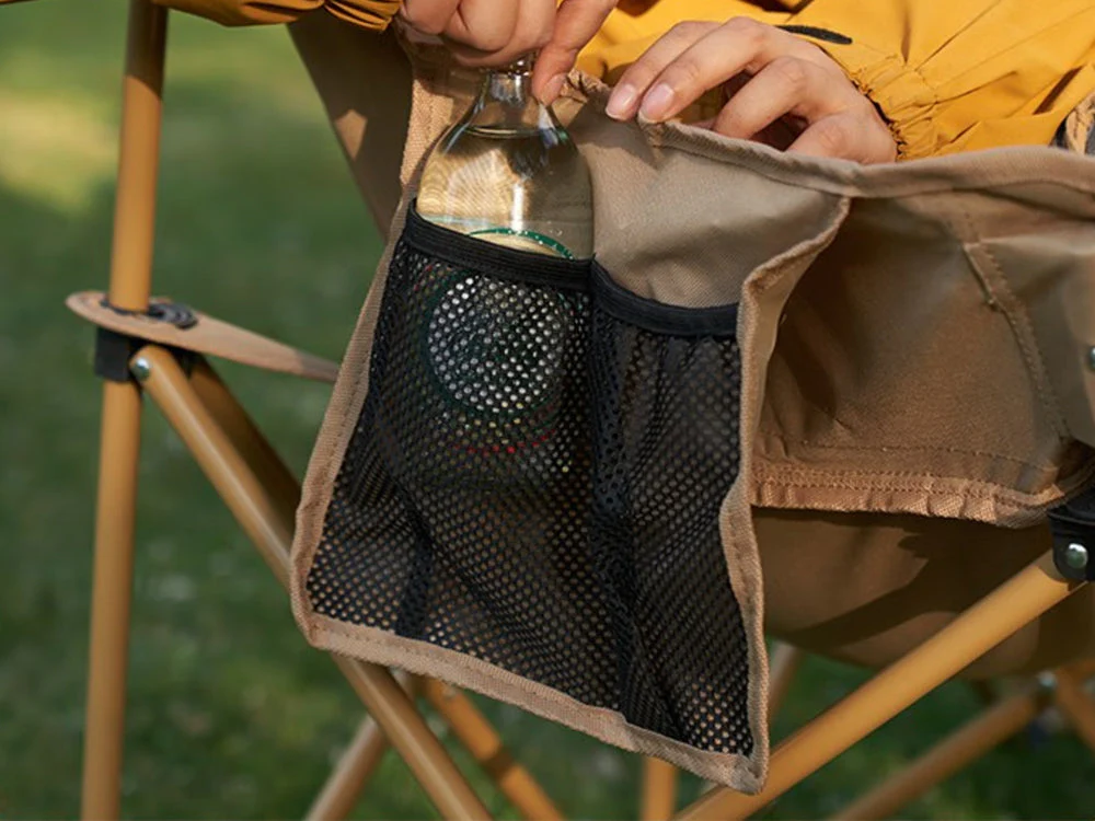 Outdoor Folding Camping Chair-Yellow - Image 3