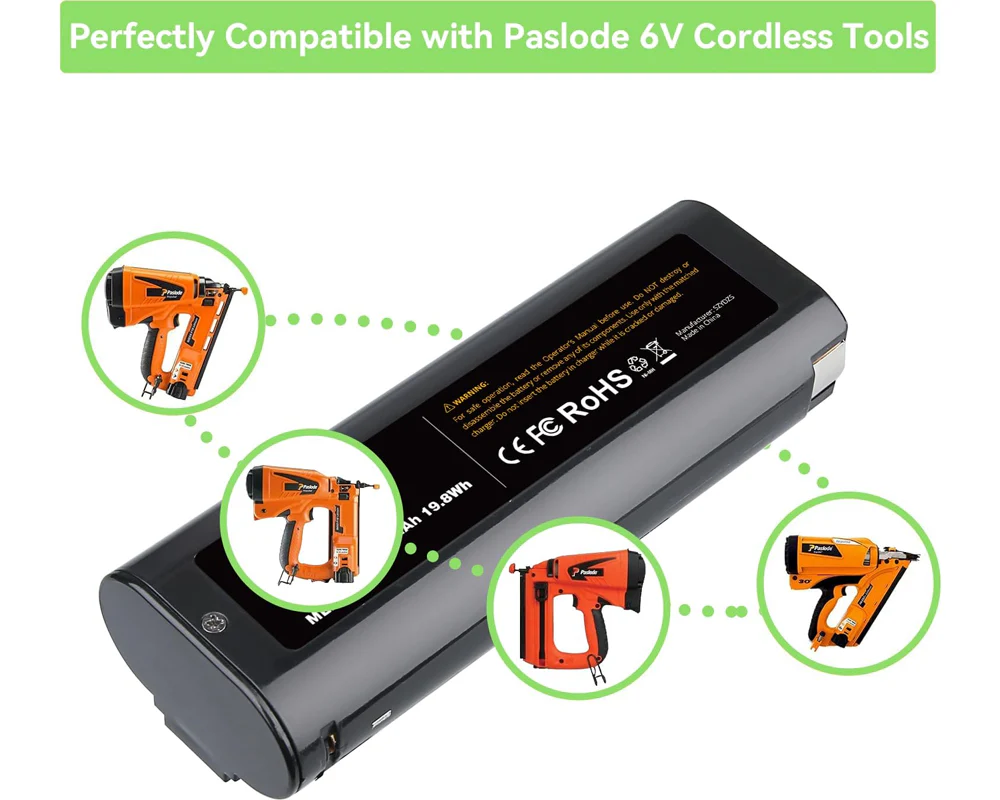 Paslode Battery 2200mAh Replacement 2PCS - Image 7