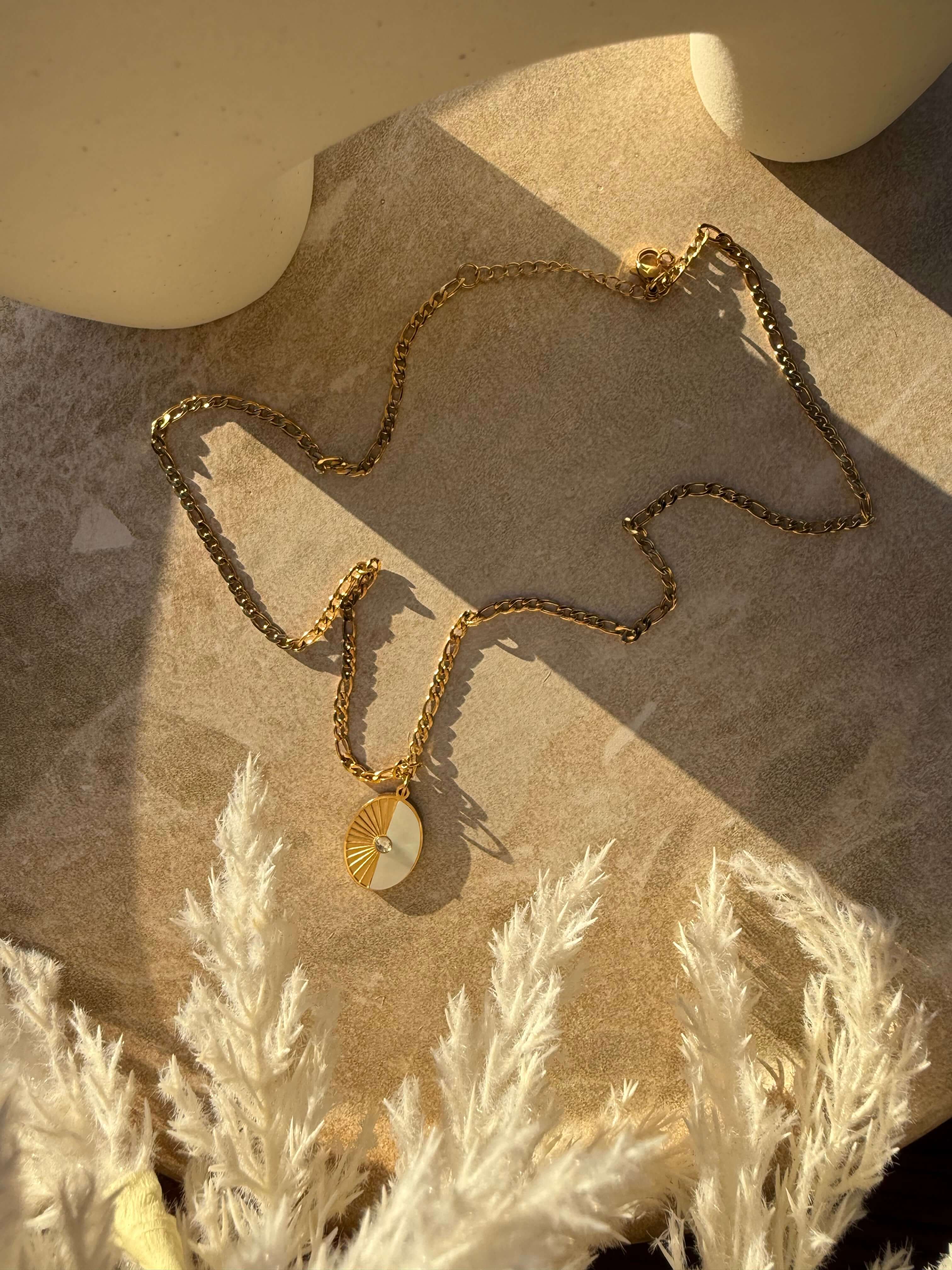 Pāua Whetū Gold Necklace - Image 2