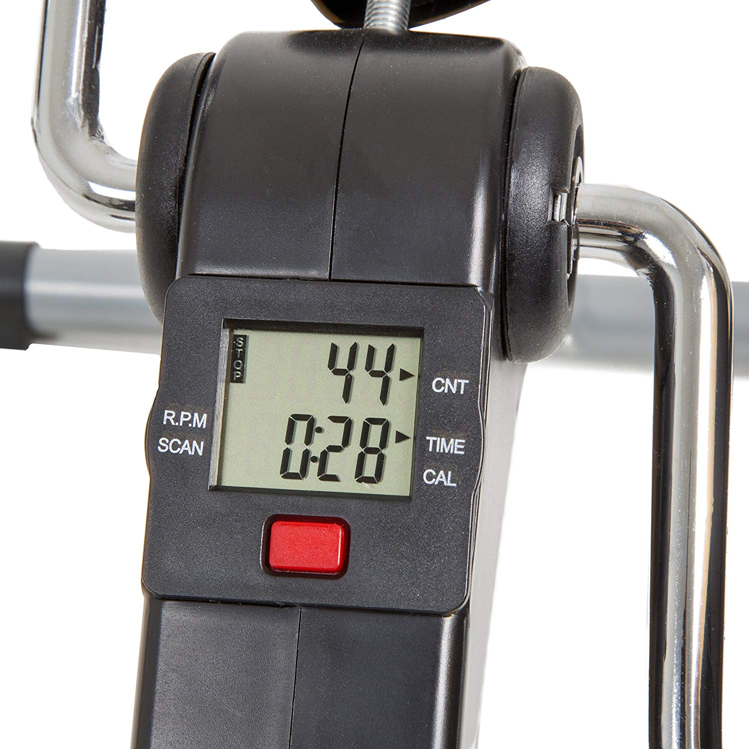 Pedal Exerciser Under Desk Bike With Lcd Monitor Resistance For Seniors, Stationary - Image 5