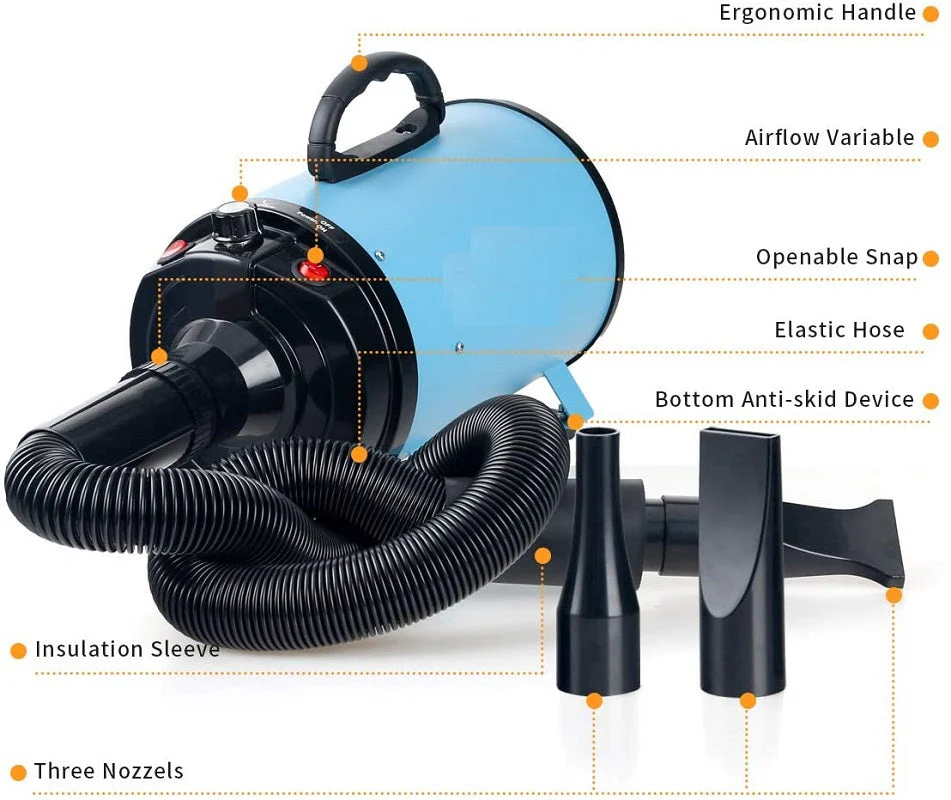 Pet Hair Dryer Grooming Blower 2600W - Image 6