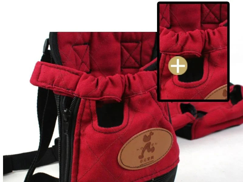 Pet/Puppy Travel Carry Bag, Red, L - Image 6