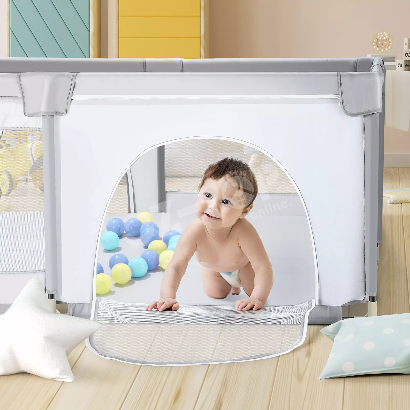 Playpen Play Fence Play Gym Mat 180 x 200cm - Image 3