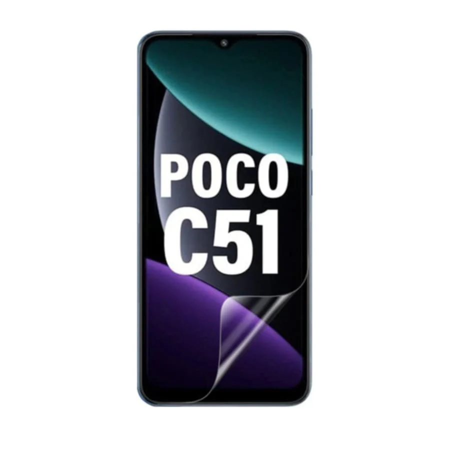 Hydrogel Screen Protector for POCO C51 (Pack of 2)