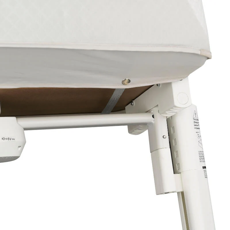Portable & Adjustable Electric Baby Crib/ Baby Bassinet Bedside Sleeper 2 Rocking Motion With Storage - Image 7