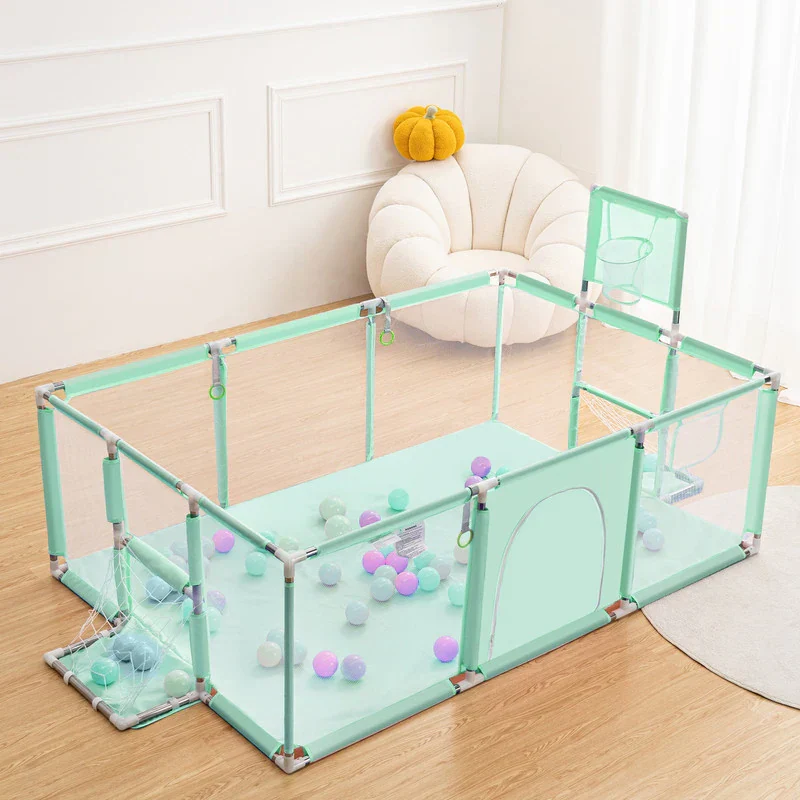 Portable Baby Kids Playpen Fence Gate Wall Fence - Image 4