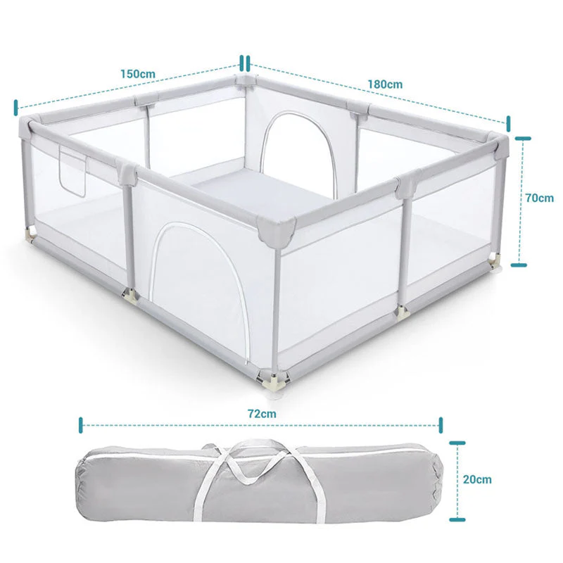 Baby Kids Playpen Play Fence for Kids Play Gym Mat 180CM - Image 4