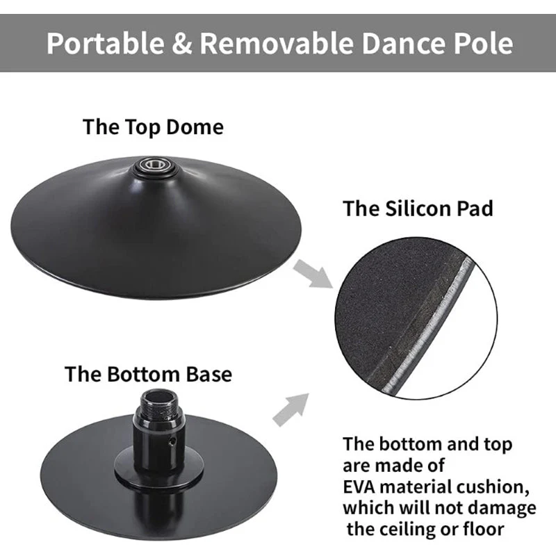 Portable Dancing Pole Stripping Pole - Image 11