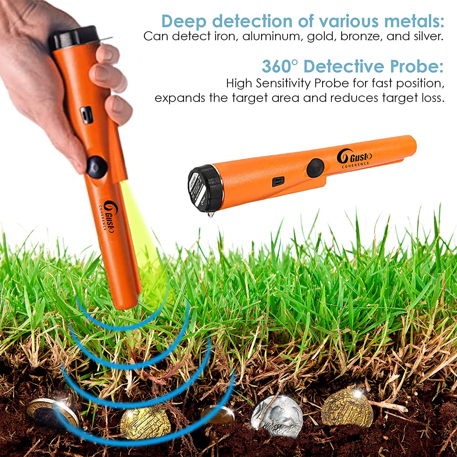 Portable Metal Detector Waterproof - Image 2