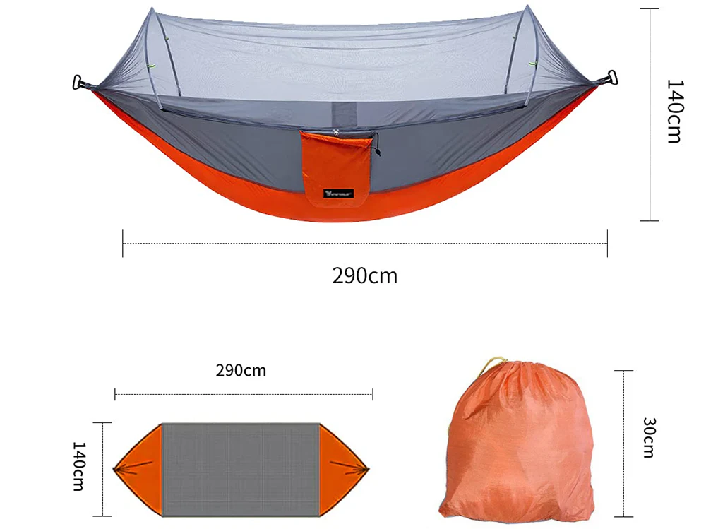Portable Outdoor Camping Hammock - Image 4