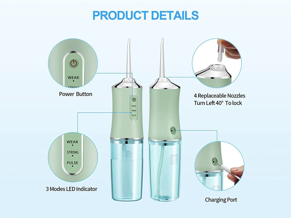 Portable Water Flosser Cordless - Image 5