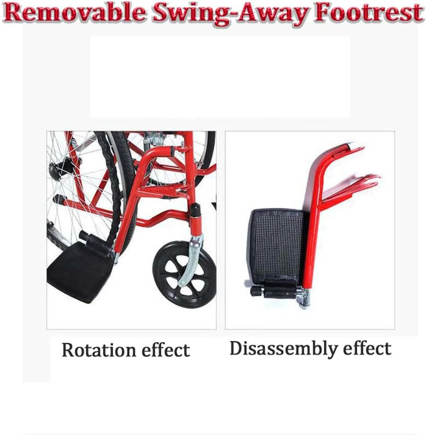 Portable Wheelchair Foldable Wheel Chair - Image 8
