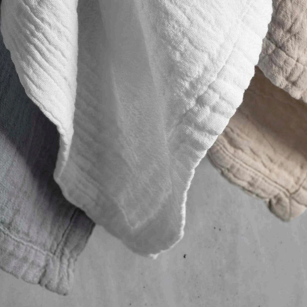 Portuguese Punto Cotton Gauze Bath Towel Pack - Image 2
