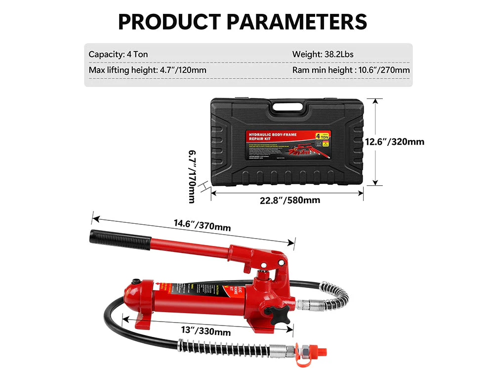 Power 4T Hydraulic Ram Panel Kit - Image 6