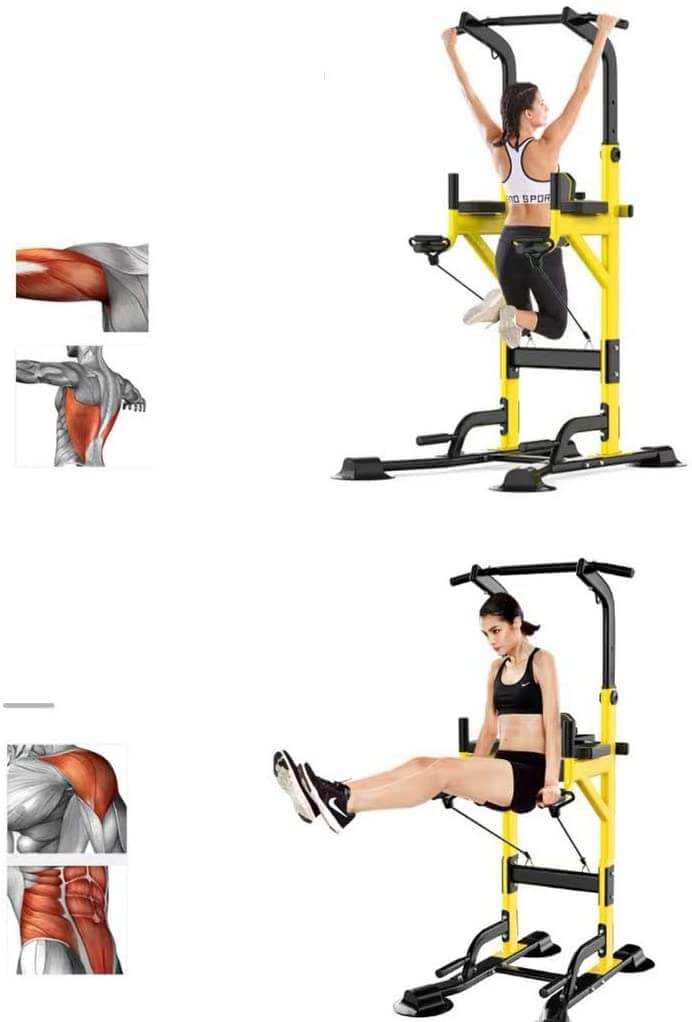 Power Tower Dip Station Pull Up Bar for Home Gym - Image 5