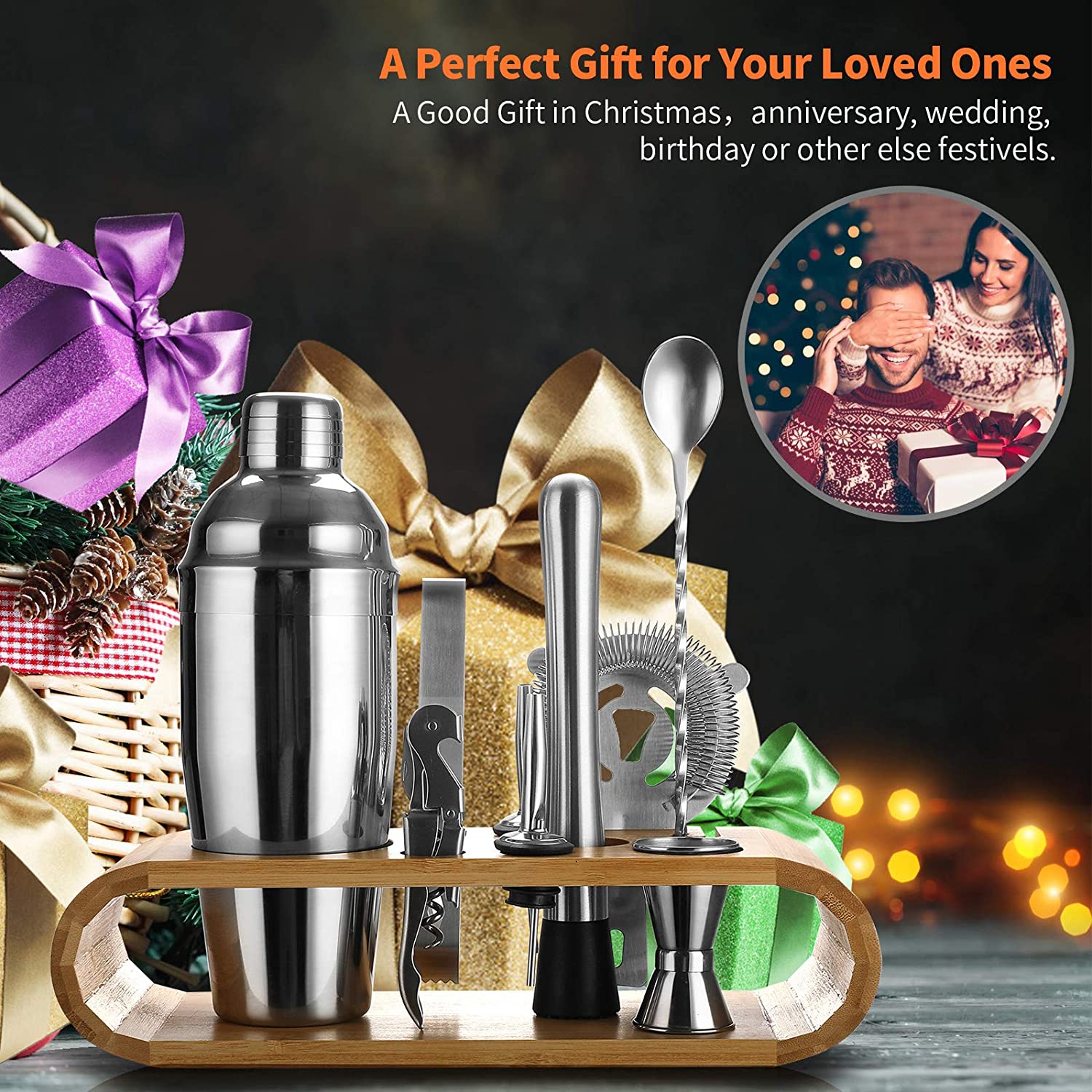 Premium Cocktail Shaker Set - Image 10
