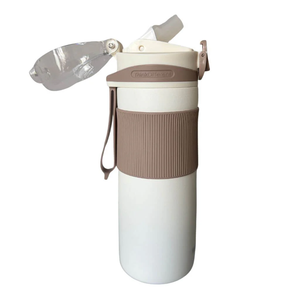 Premium Kids Insulated Stainless Steel Water Bottle With Snipper– 450ml - Image 7