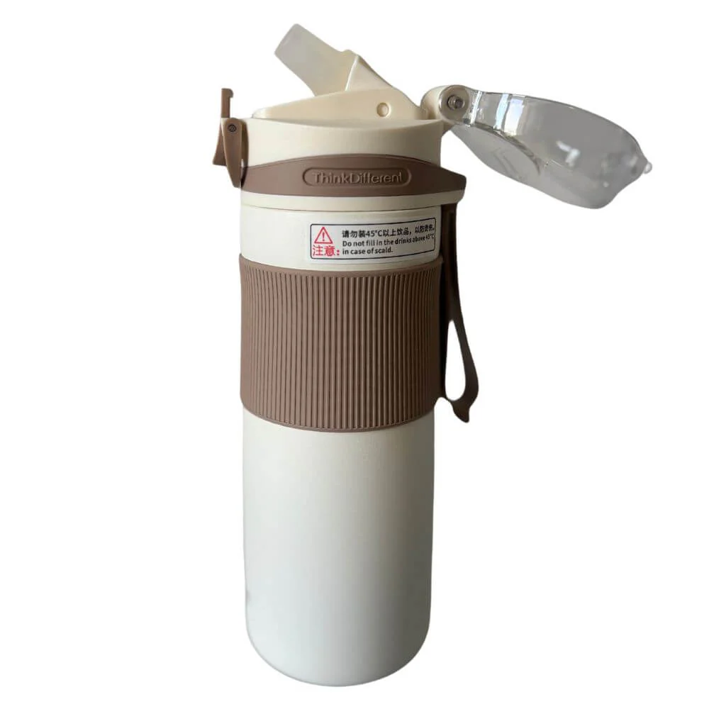 Premium Kids Insulated Stainless Steel Water Bottle With Snipper– 450ml - Image 9