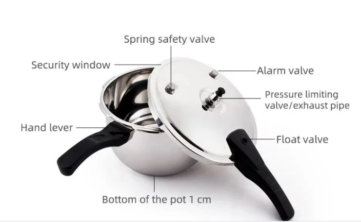 Pressure Cooker 10L Stainless Steel - Image 8