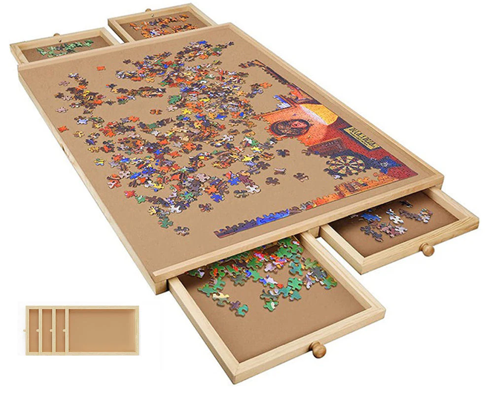 Puzzle Table Craft Board Game Table Jigsaw Game Table - Image 9