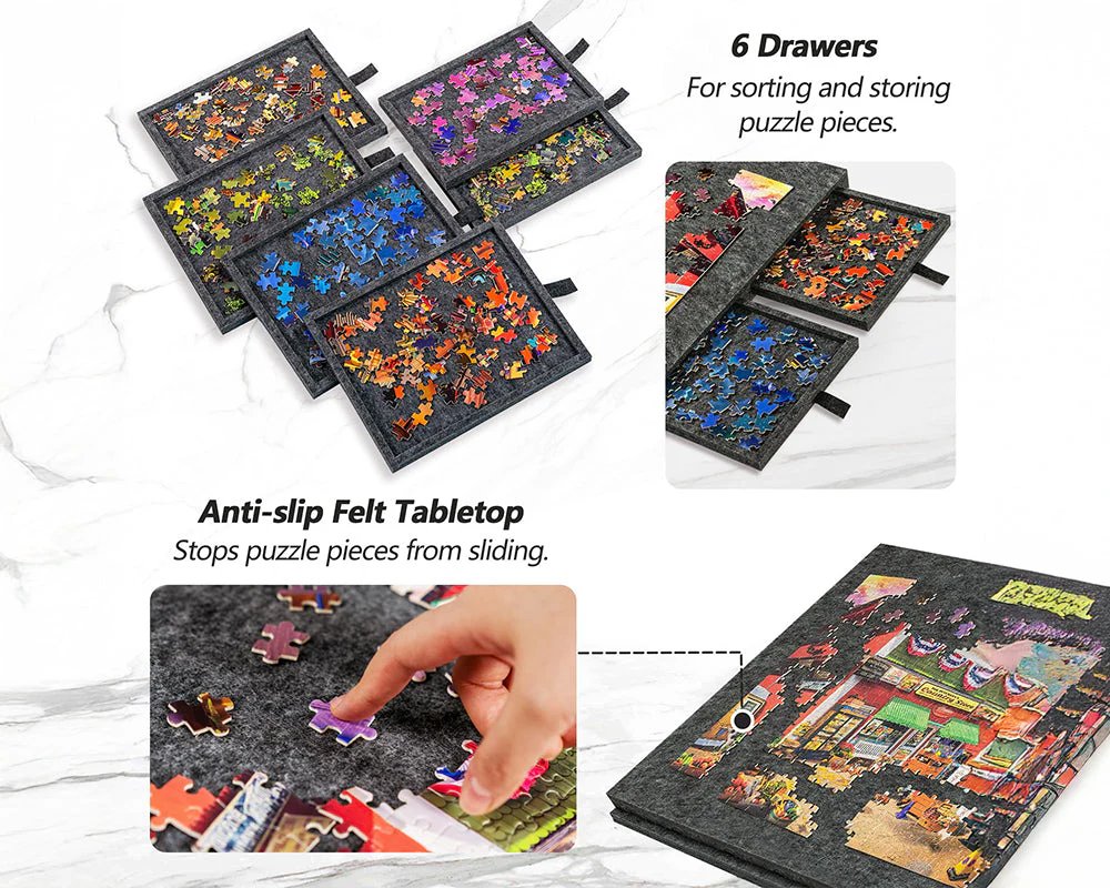Puzzle Table Craft Board Game Table Jigsaw Game Table - Image 5