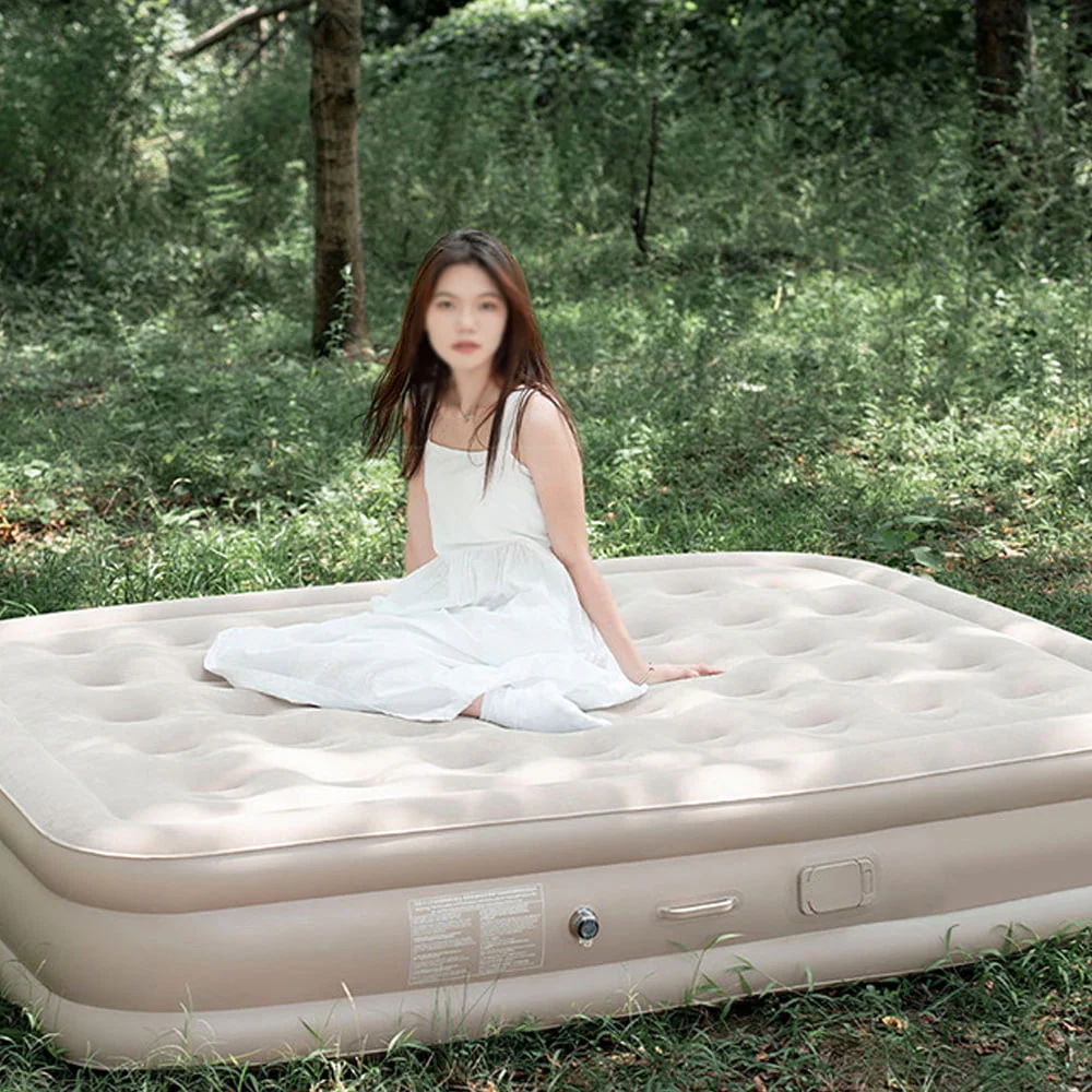Queen Size Air Bed Inflatable Mattress with Built-in Pump - Image 6
