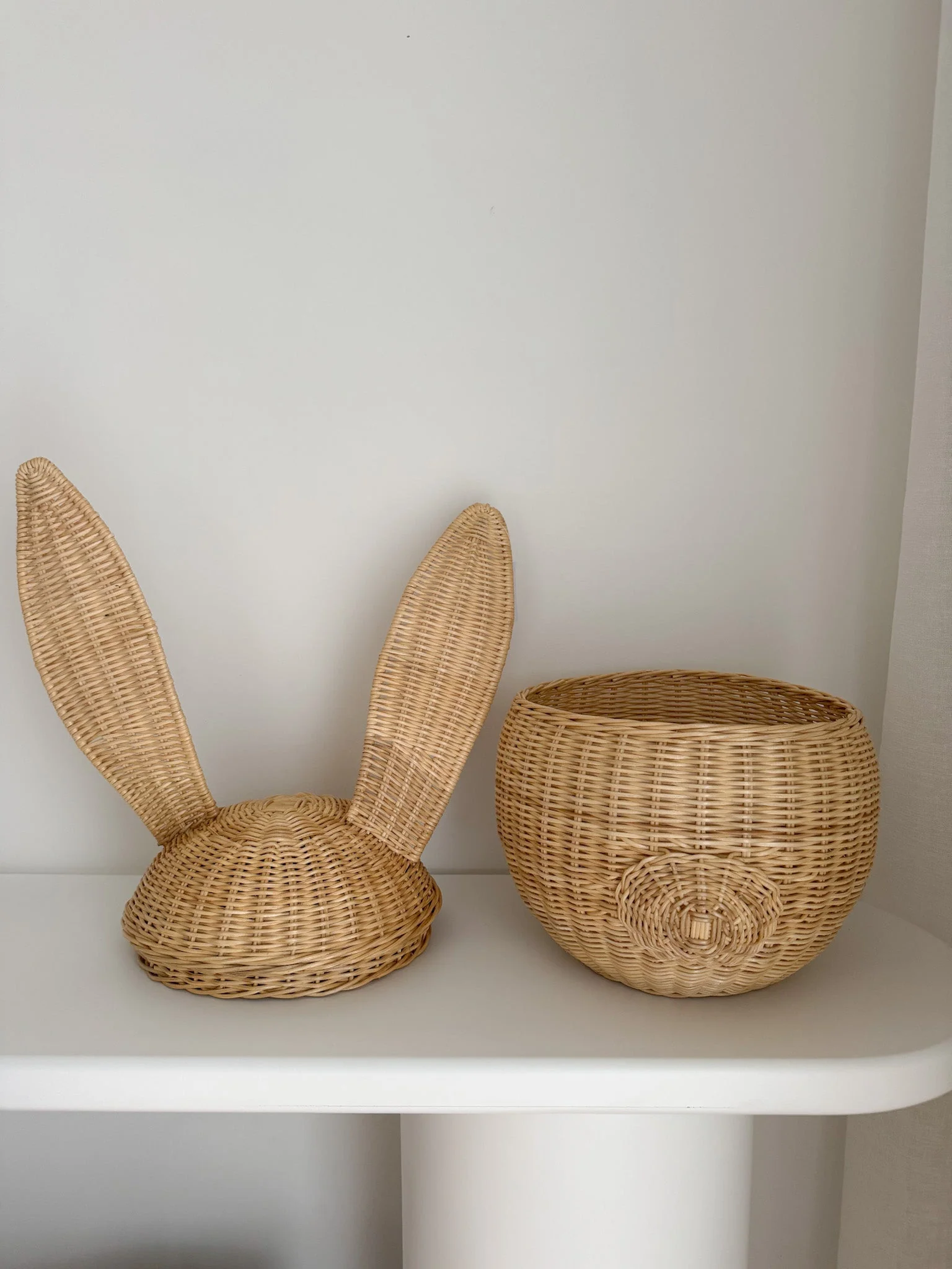 Rattan Bunny Basket - Image 2