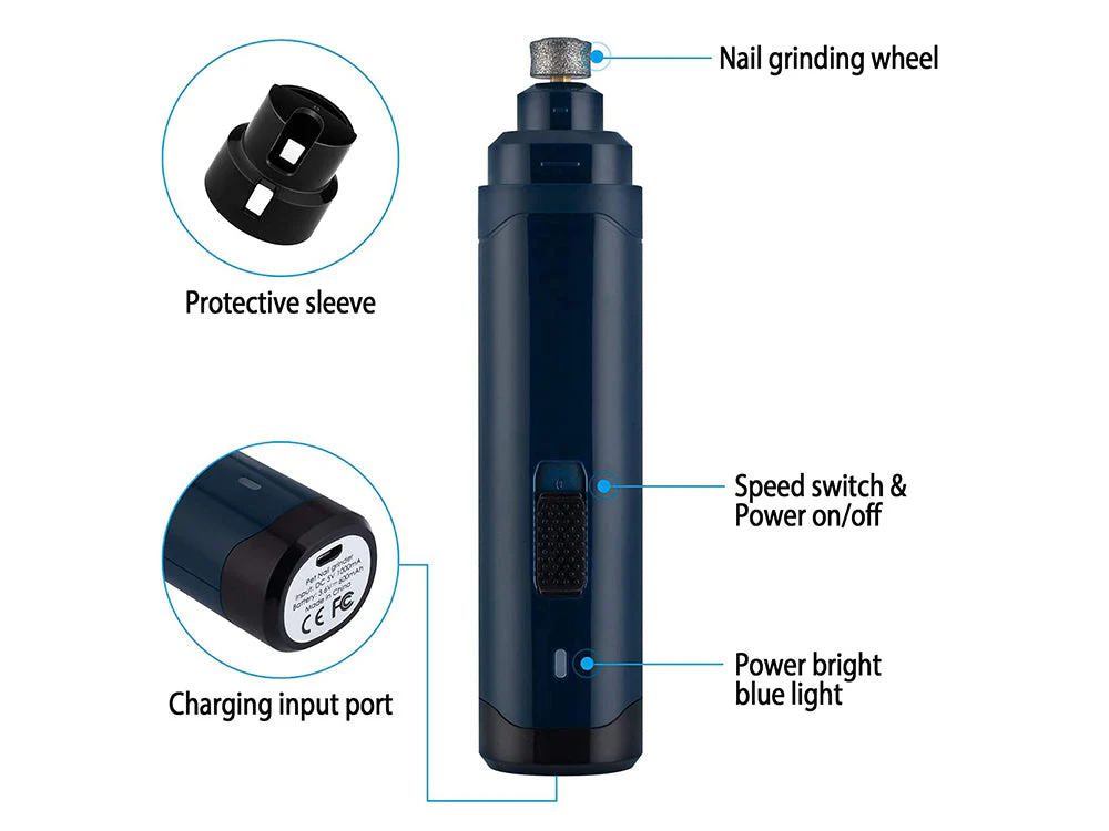 Rechargeable Dog Nail Grinder Pet Nail Trimmer - Image 5