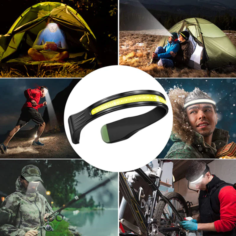 Rechargeable Led Headlamp for Adults, Waterproof Brightbeam Neckband - Image 7