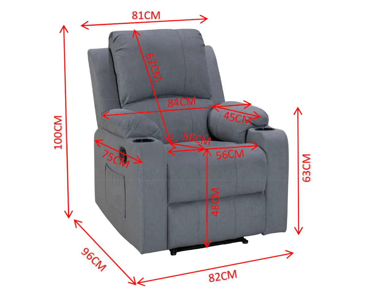 Recliner Sofa Set 3 Piece  NovaCloud Chenille - Image 15