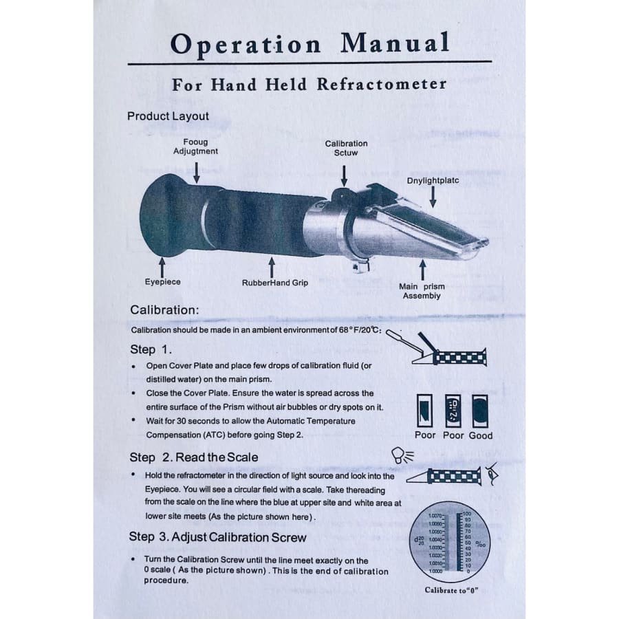 Refractometer - Engine Coolant Anti-freeze Urea Concentration - Image 11