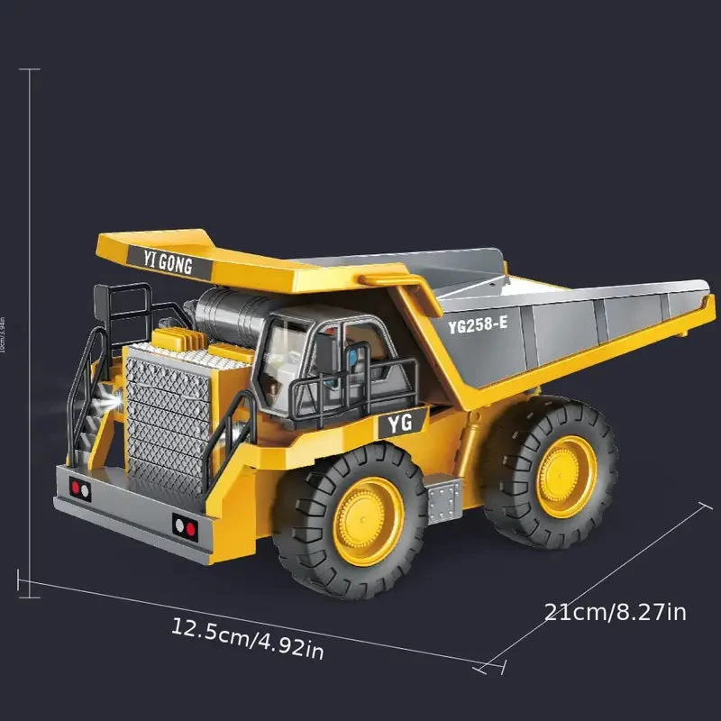 Remote Control Engineering Vehicles Series - Excavator Rump Truck Bulldozer All - Image 8
