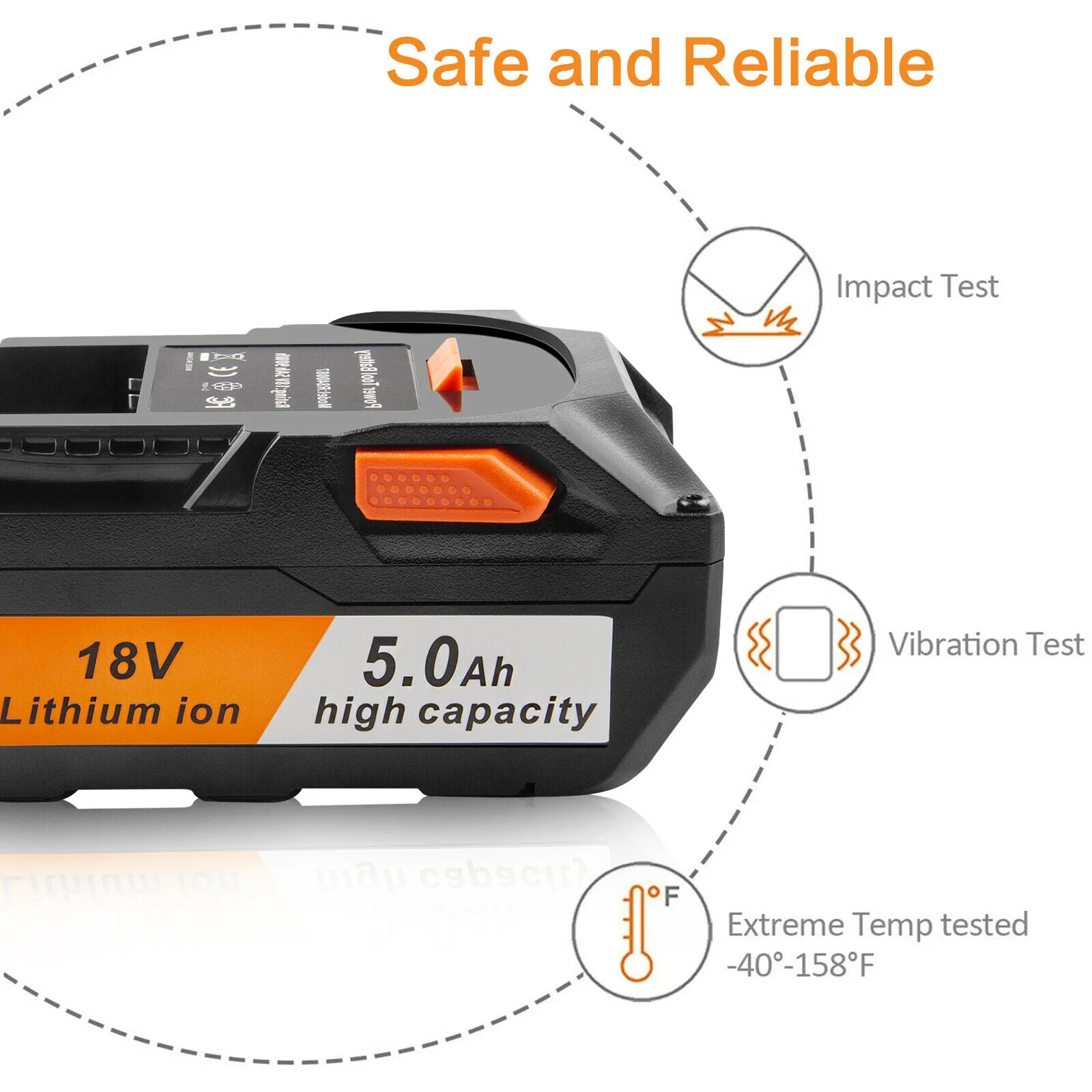 Replacement AEG 18V Battery 5AH - Image 7