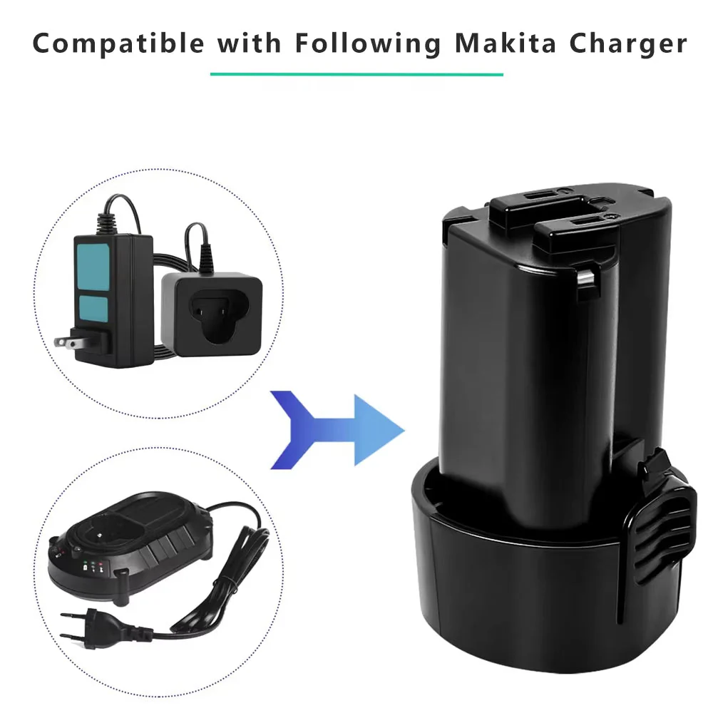 Replacement Makita Battery, 18V Battery For Makita BL1013 10.8V 2.0AH - Image 9