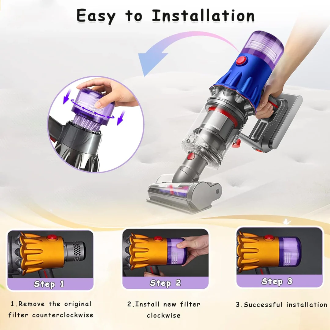 Replacement Filter for Dyson V12 Compatible with Detect Slim - Image 6