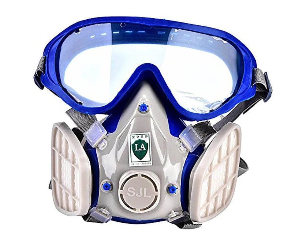 Respirator Mask With Safety Glasses - Image 2