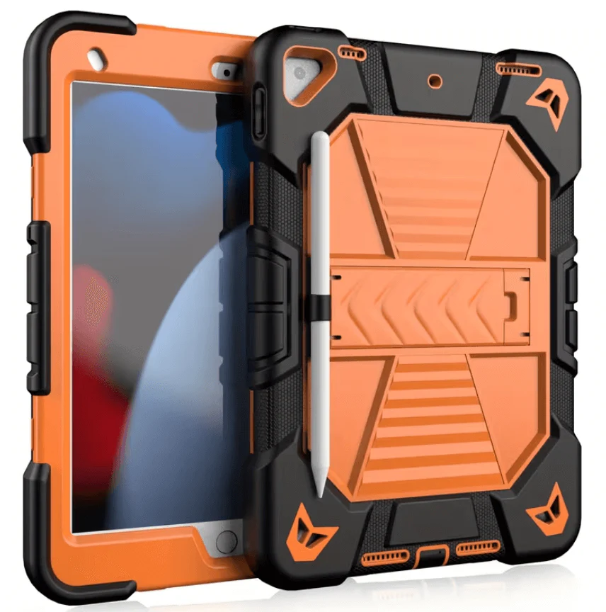 Rugged iPad 10th/11th Gen 10.9" Case – Shockproof Cover Stand & Pencil Holder - Image 3